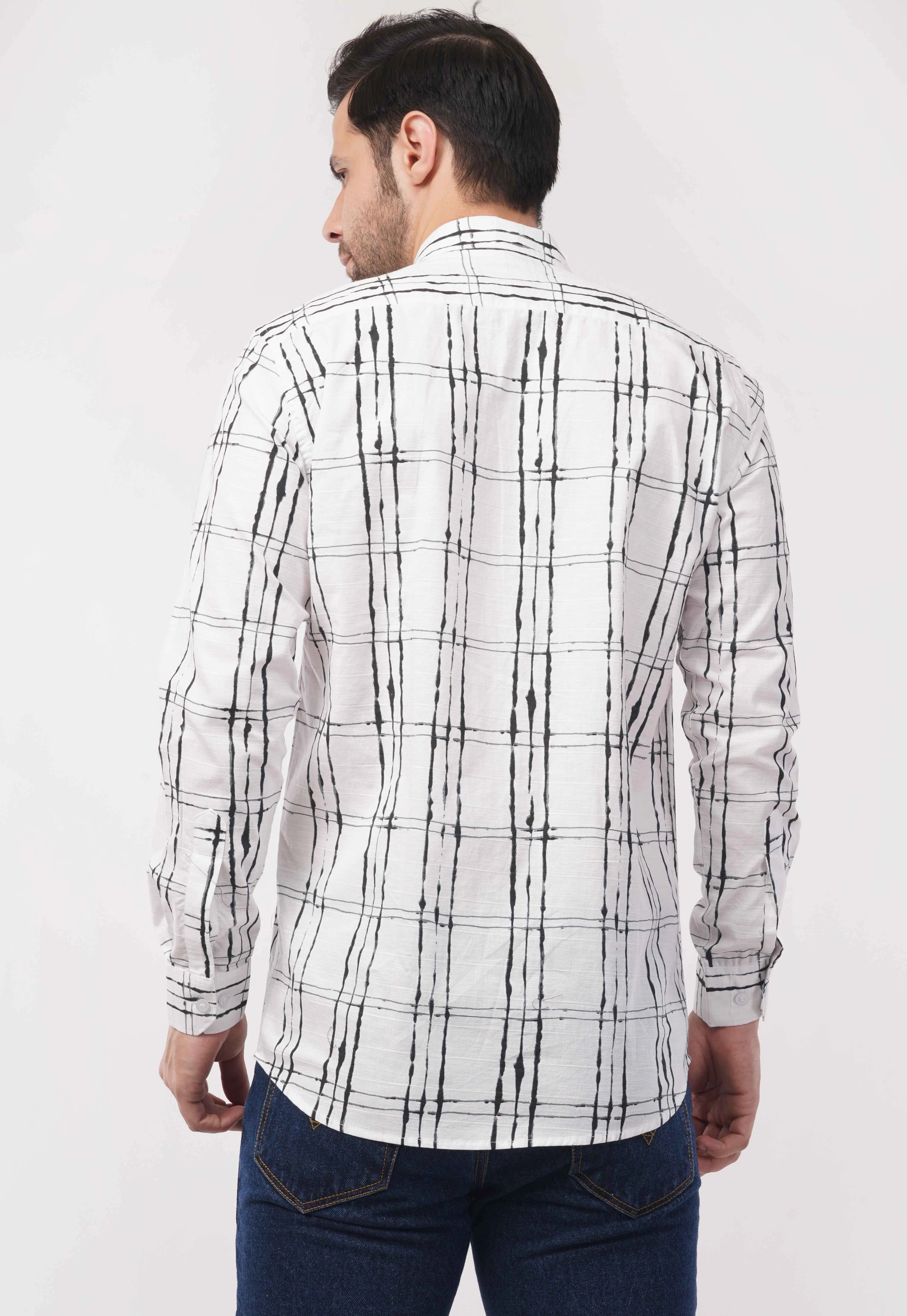 White Strikeline Full Sleeve Shirt
